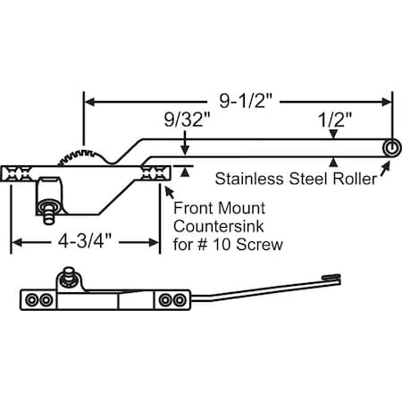 Single Arm Casement Operator